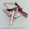Creative acetate board headwear and hair accessory set, high-end hair clips, grabbers, women's accessories, simple and fashionable hair accessories, new straight clips, 6CM straight clips, side clips, handcrafted metal accessories, bottom clips, di Specification image